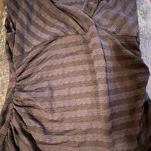 Ann Taylor Black and Gray Knit Top